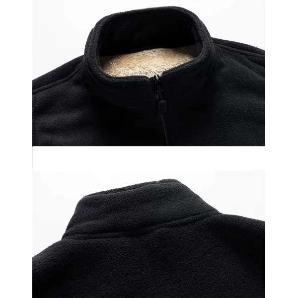 CHARTOU Men's Winter Stand Collar Sherpa-Lined Sleeveless Zip-Up Vest Jacket