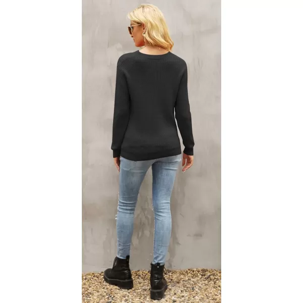 CHARTOU Women's Sexy Mock Neck Cut Out Color Block Knit Slim Fit Sweater Streetwear