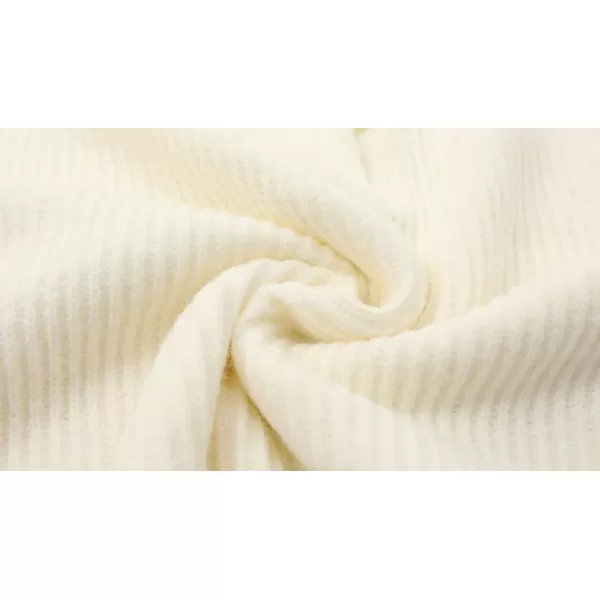 CHARTOU Women's Casual Shawl Collar Drop Shoulder Knitted Ribbed Sweater Jersey Jumper Tops