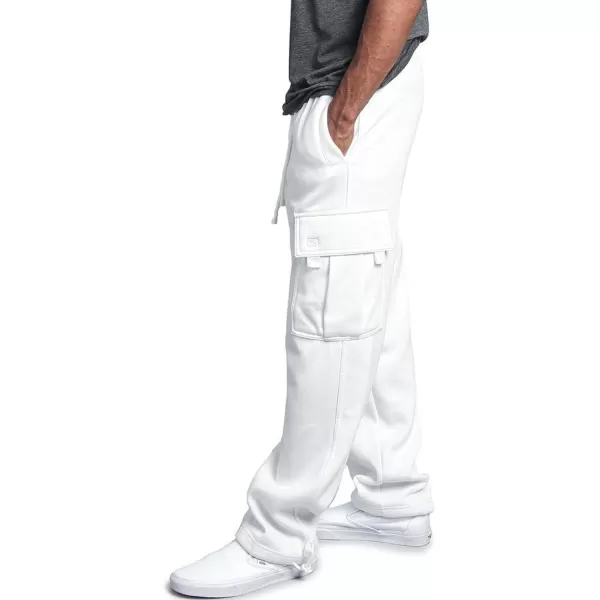 CHARTOU Men Casual Straight Leg Elastic Waist Lounge Pants Cargo Sweatpants with Pockets Drawstring