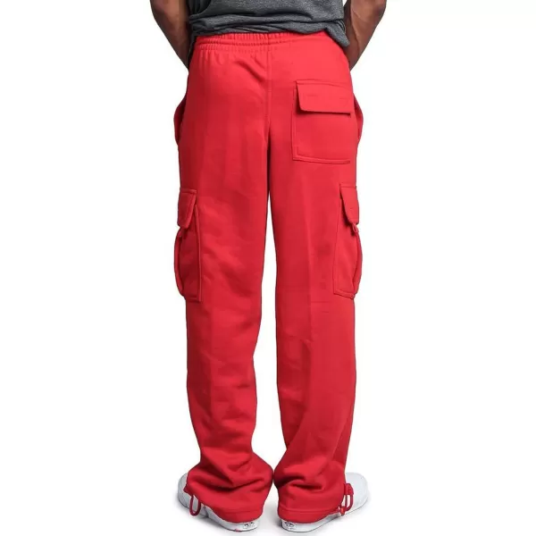 CHARTOU Men Casual Straight Leg Elastic Waist Lounge Pants Cargo Sweatpants with Pockets Drawstring