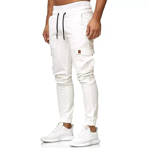 CHARTOU Men's Athletic Sweatpants Drawstring Elastic Waist Tapered Jogger Cargo Pants