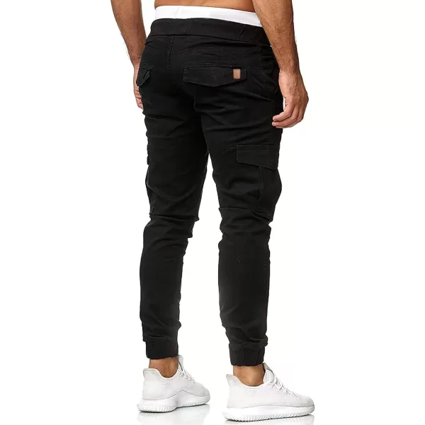 CHARTOU Men's Athletic Sweatpants Drawstring Elastic Waist Tapered Jogger Cargo Pants