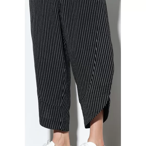 CHARTOU Men's Baggy Drawstring Waist Wide-Leg Loose Fit Lightweight Harem Crop Pants