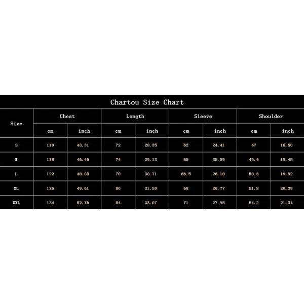 CHARTOU Men's Corduroy Lapel Collar Long Sleeve Thermal Fleece-Lined Plaid Shirt Jacket