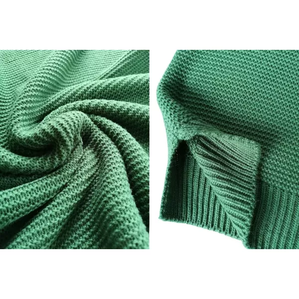 CHARTOU Women Chunky Knitted Turtleneck Sweater Oversized Cable Knit Sweater Pullover Warm Jumper Top