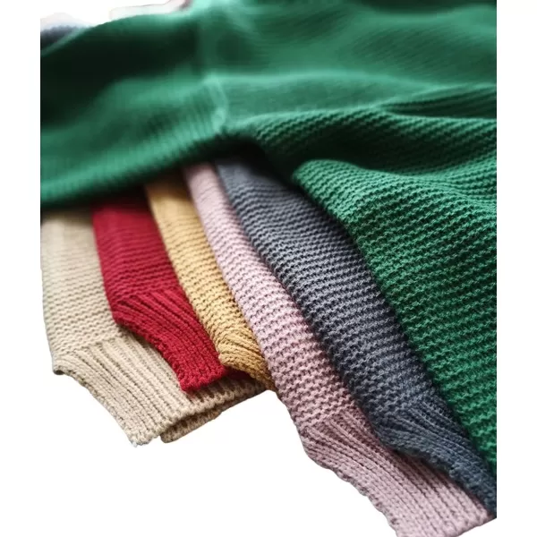CHARTOU Women Chunky Knitted Turtleneck Sweater Oversized Cable Knit Sweater Pullover Warm Jumper Top