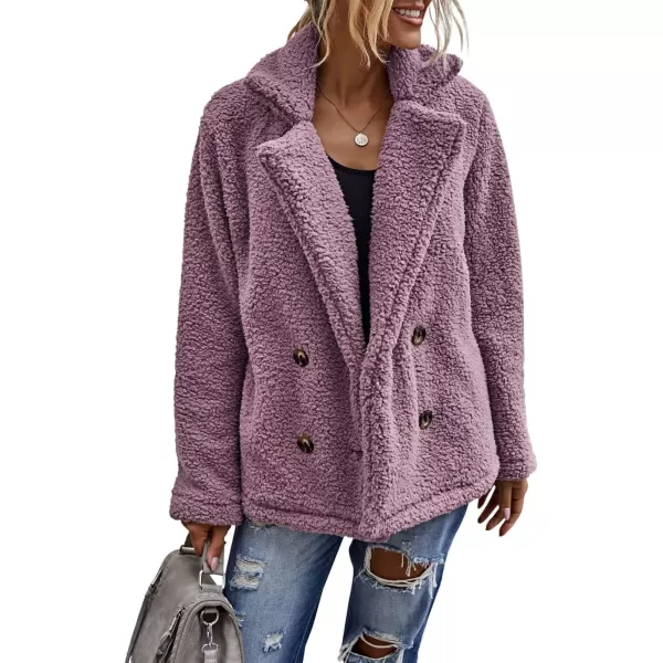 CHARTOU Women Oversized Fluffy Sherpa Fleece Jacket Teddy Bear Coat Winter Warm Faux Shearling Overcoat