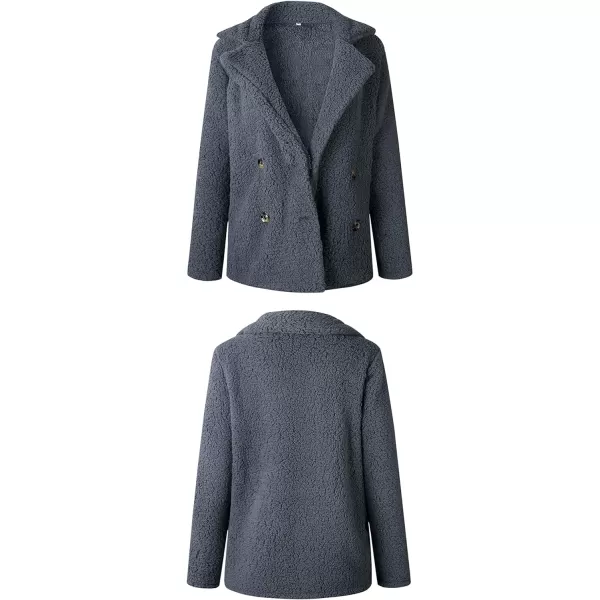 CHARTOU Women Oversized Fluffy Sherpa Fleece Jacket Teddy Bear Coat Winter Warm Faux Shearling Overcoat