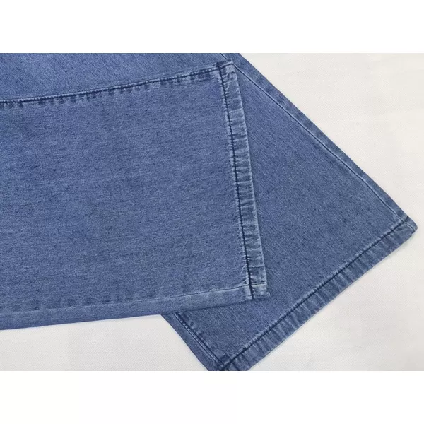 CHARTOU Women's Casual Wide Leg Denim Jeans Pants Tie Knot Distressed Flare Jeans