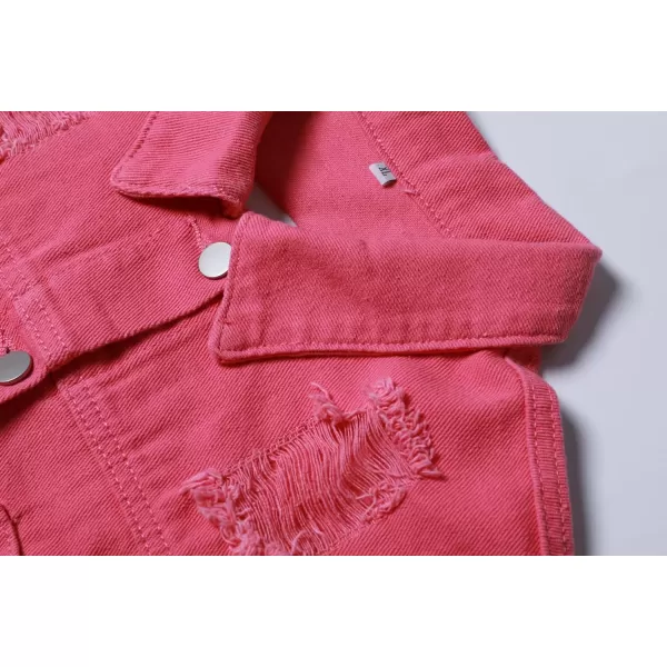 CHARTOU Women's Diamond Rodeo Rhinestone Denim Jacket Button Down Crop Fringe Jean Jacket
