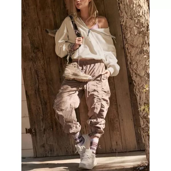 CHARTOU Women's Half Zip Pullover Hoodie Casual Kangaroo Pocket Crop Sweatshirt Tops
