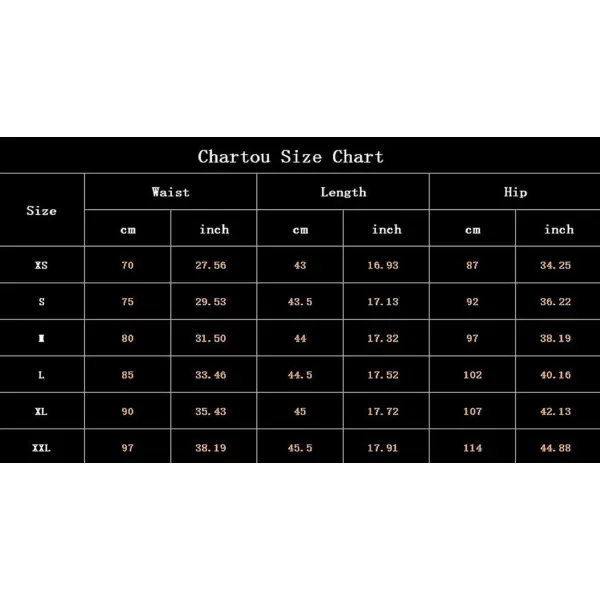 CHARTOU Women's High Waist Drawstring Plaid Ruffle Versatile Pleated A Line Short Skirt