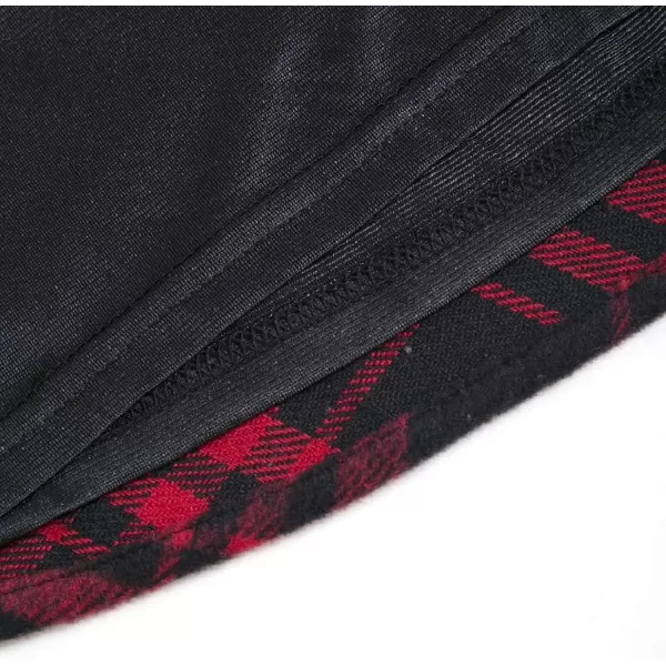 CHARTOU Women's High Waist Drawstring Plaid Ruffle Versatile Pleated A Line Short Skirt