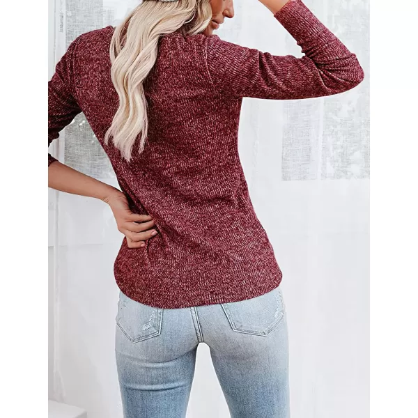 CHARTOU Women's Lightweight Knitwear Jersey Solid Crewneck Long Sleeve Slim Sweater Pullover
