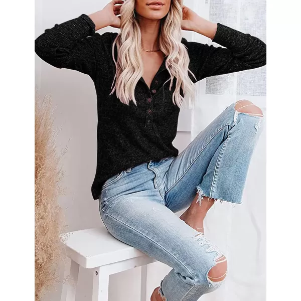 CHARTOU Women's Lightweight Knitwear Jersey Solid Crewneck Long Sleeve Slim Sweater Pullover