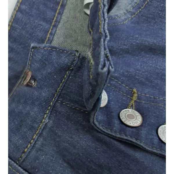 CHARTOU Women's Loose Button Roll Up Denim Jeans Pants Mid Waist Cat Print Baggy Cropped Pants
