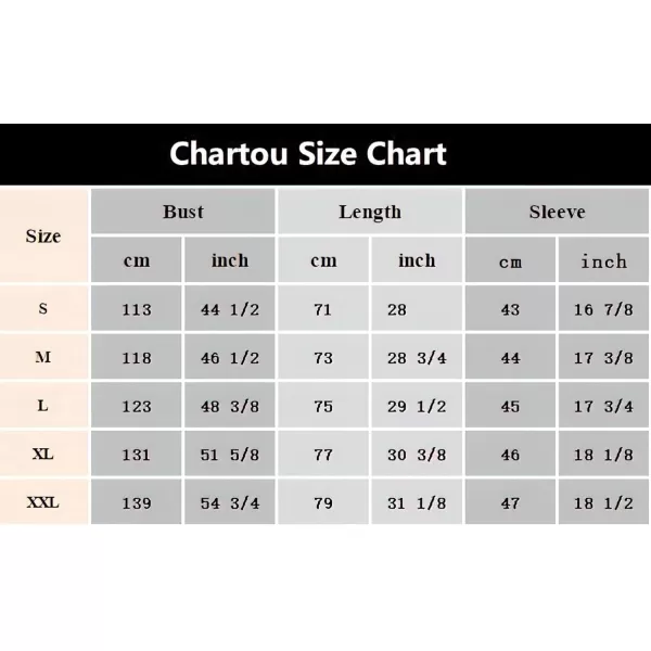 CHARTOU Women's Oversized Color Block Button Down Shirt Drop Long Sleeve Shirt Blouse