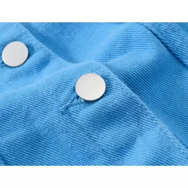 CHARTOU Women's Ripped Lapel Collar Button Up Sleeveless Frayed Denim Vest Jacket