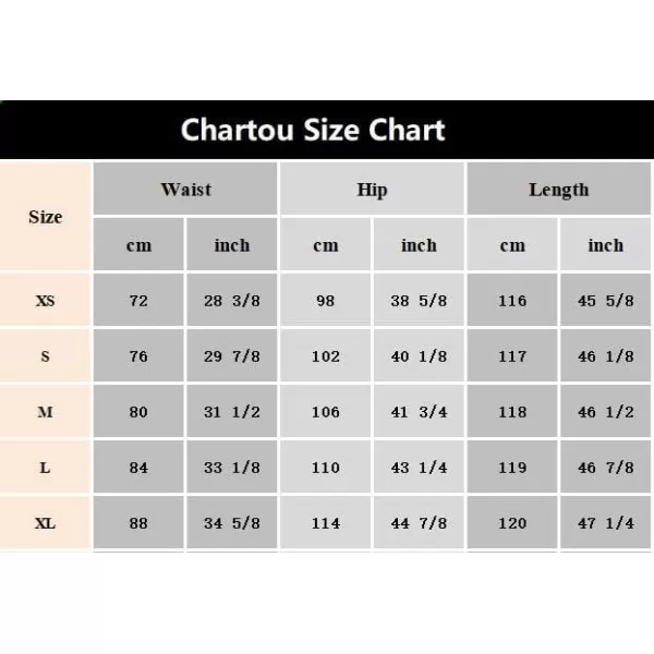 CHARTOU Women's Vintage High Waist Bell Bottom Butt-Lift Skinny Denim Jeans Pants
