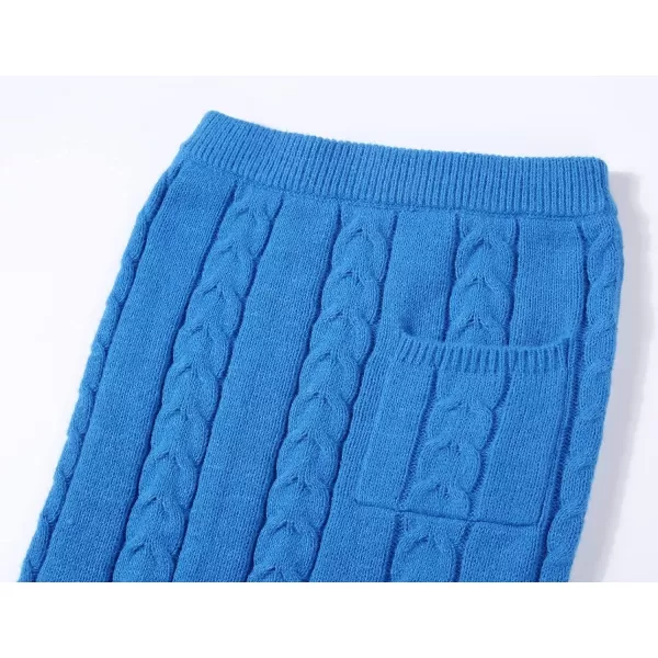 CHARTOU Women's Winter Chunky Cable Knit Long Skirt 2 Piece Outfit Sweater Sets