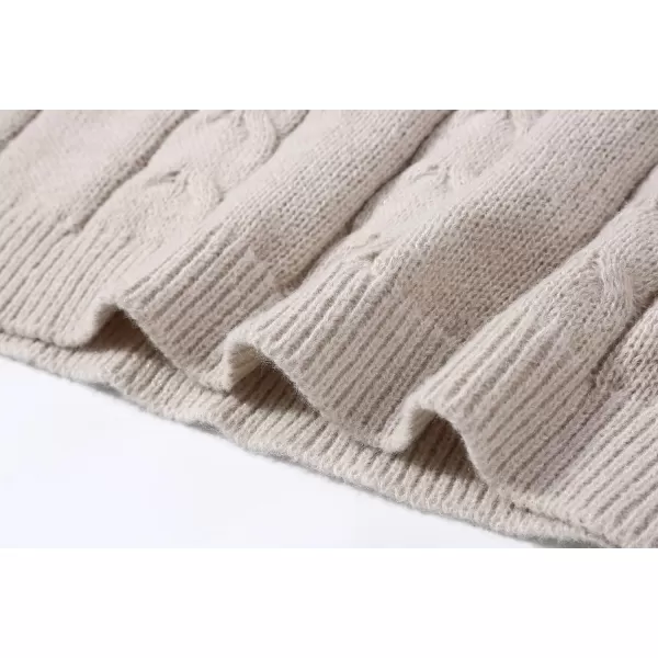 CHARTOU Women's Winter Chunky Cable Knit Long Skirt 2 Piece Outfit Sweater Sets