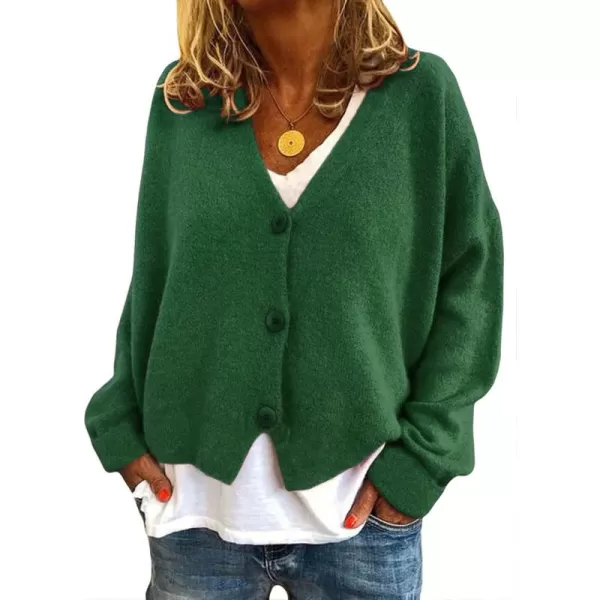 CHARTOU Women's Lightweight Button Down Knit Cardigan Sweater Jacket Knitwear