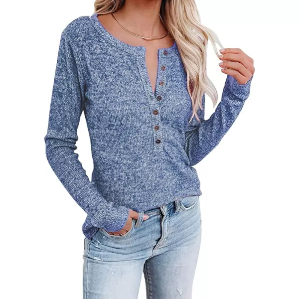 CHARTOU Women's Lightweight Knitwear Jersey Solid Crewneck Long Sleeve Slim Sweater Pullover