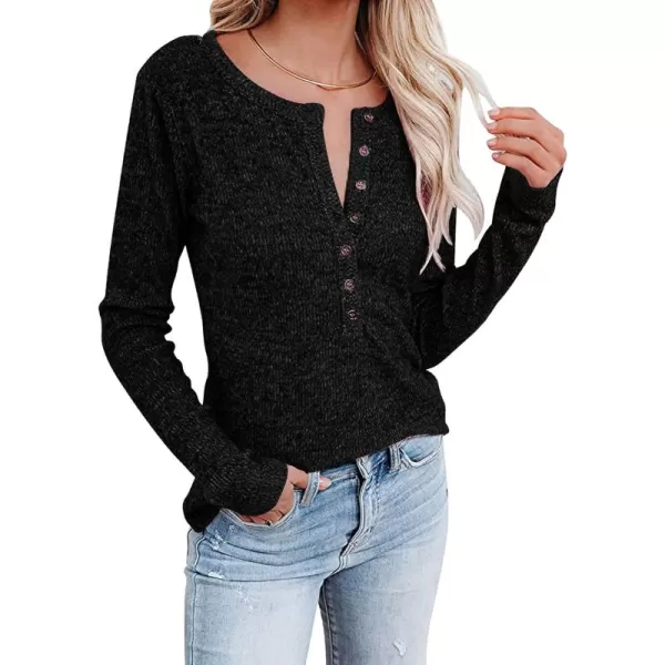 CHARTOU Women's Lightweight Knitwear Jersey Solid Crewneck Long Sleeve Slim Sweater Pullover