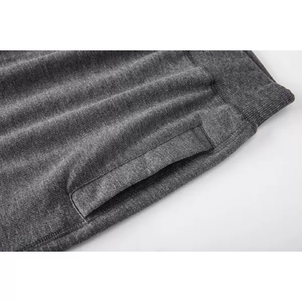 CHARTOU Men's Summer Drawstring Waist Wide Leg Knee-Length Athletic Sweat Shorts