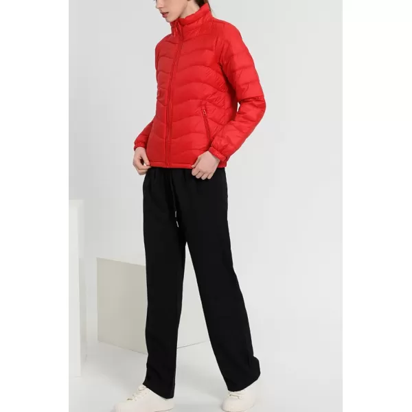 CHARTOU Women Puffer Jacket Lightweight Winter Coat Casual Full Zip Down Jacket Parka Insulated Jacket Overcoat