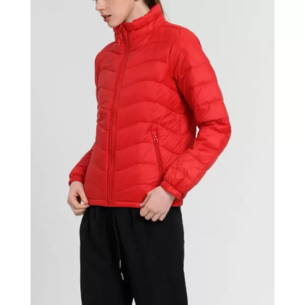 CHARTOU Women Puffer Jacket Lightweight Winter Coat Casual Full Zip Down Jacket Parka Insulated Jacket Overcoat