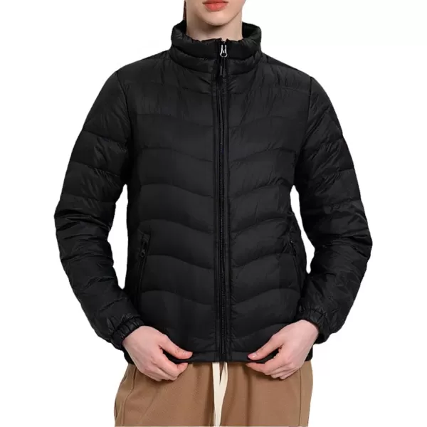 CHARTOU Women Puffer Jacket Lightweight Winter Coat Casual Full Zip Down Jacket Parka Insulated Jacket Overcoat