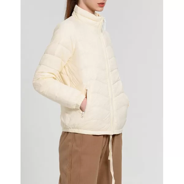 CHARTOU Women Puffer Jacket Lightweight Winter Coat Casual Full Zip Down Jacket Parka Insulated Jacket Overcoat