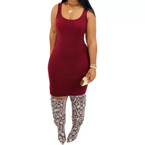 CHARTOU Women's 2 Piece Sweater Dress Sets Cable Knit Turtleneck Jumper Tank Dress Sheath Outfits