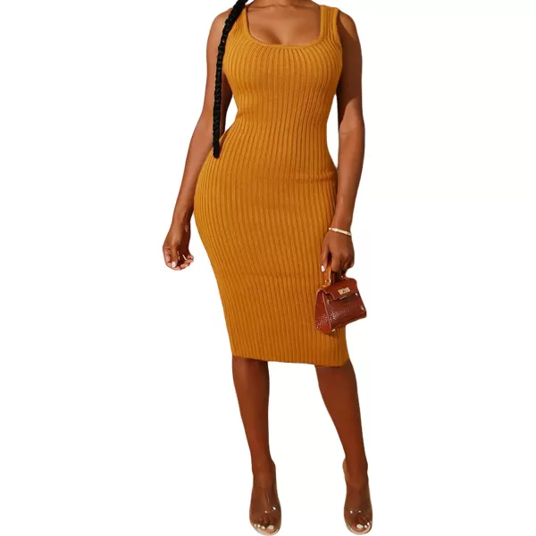 CHARTOU Women's 2 Piece Sweater Dress Sets Cable Knit Turtleneck Jumper Tank Dress Sheath Outfits