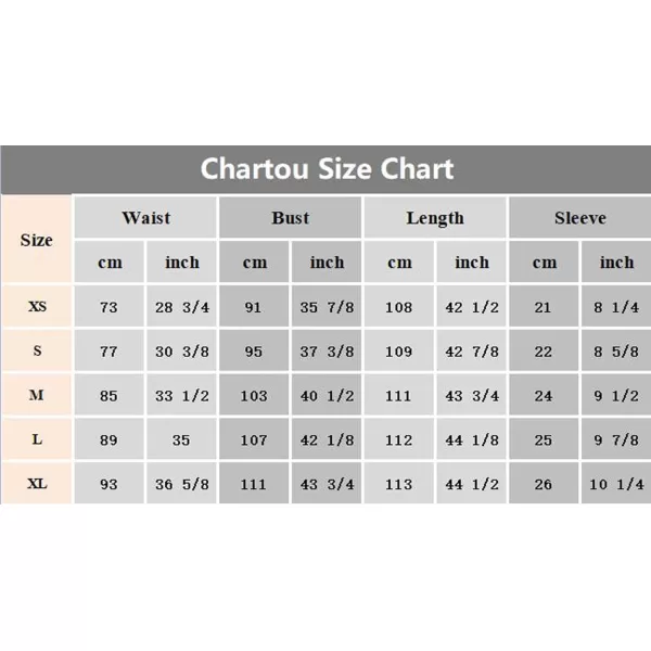 CHARTOU Women's Summer Casual V Neck Button Down Beach Long Flowy Dress Party Ruffle Dress