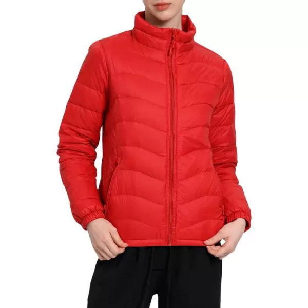 CHARTOU Women Puffer Jacket Lightweight Winter Coat Casual Full Zip Down Jacket Parka Insulated Jacket Overcoat