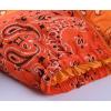 imageCHARTOU Womens Cute Stand Collar Paisley Quilted Puffer Crop Down Alternative Jacket CoatOrange
