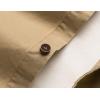 imageCHARTOU Mens Classic Retro Military Camouflage Lined Patchwork ShirtKhaki