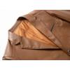 imageCHARTOU Mens Regular Fit Button Down Lined Business Lambskin Leather Jacket Blazer with PocketsCamel