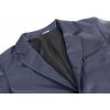 imageCHARTOU Mens Regular Fit Button Down Lined Business Lambskin Leather Jacket Blazer with PocketsNavy