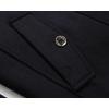 imageCHARTOU Mens Stylish Scarf Single Breasted Wool Walker Coat Thick Winter Jacket6 ColorsBlack