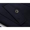 imageCHARTOU Mens Stylish Scarf Single Breasted Wool Walker Coat Thick Winter Jacket6 ColorsNavy Blue