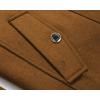 imageCHARTOU Mens Stylish Scarf Single Breasted Wool Walker Coat Thick Winter Jacket6 ColorsTan