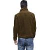 imageCHARTOU Mens Vintage ButtonFront Slim Fit Corduroy Denim JacketCoffee