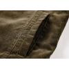 imageCHARTOU Mens Vintage ButtonFront Slim Fit Corduroy Denim JacketCoffeefleece
