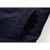 imageCHARTOU Mens Vintage ButtonFront Slim Fit Corduroy Denim JacketNavybluefleece