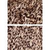 imageCHARTOU Womens Chic Elastic High Waisted A Line Leopard Print Pleated Shirring MidiLong SkirtDark Yellow