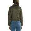 imageCHARTOU Womens Fall 2023 Fashion Faux Suede Leather Casual Moto Biker Jacket CoatsArmy Green
